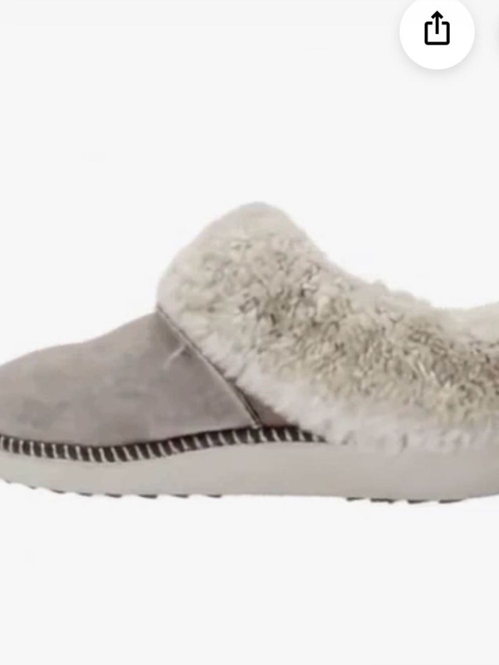 OluKai Women's Cozy Slip-On Slippers in Light Taupe
